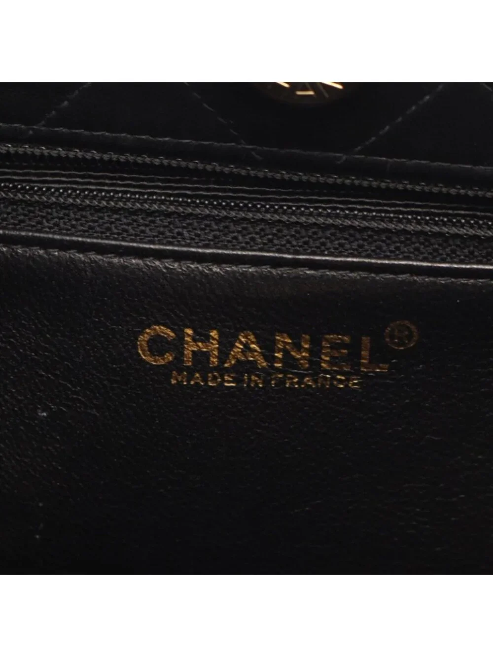 Chanel Shoulder Bag Quilted Black Lambskin 2-Way Chain